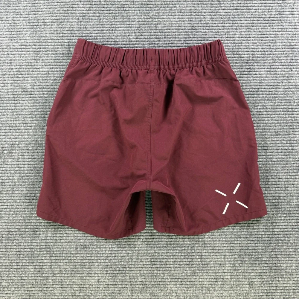 Ten Thousand Interval Shorts Mens 28 Burgundy Maroon 7